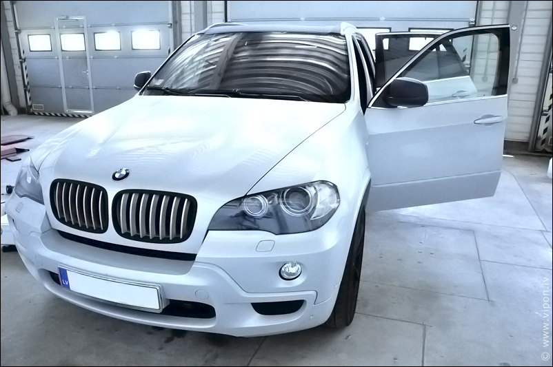 Pearl White BMW